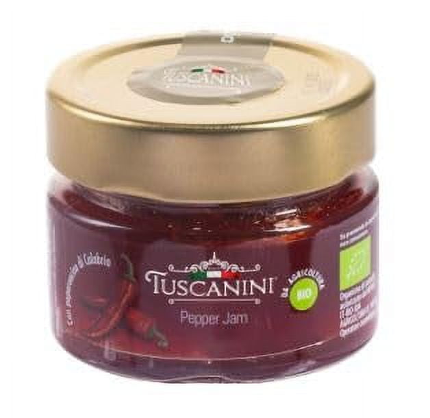 Tuscanini Savory Pepper Jam, 4.59 oz Sweet & Spicy Jam Italian