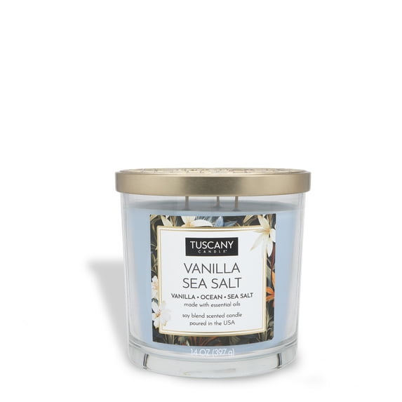 Vanilla Sea Salt Long-Lasting Scented Jar Candle (14 oz)