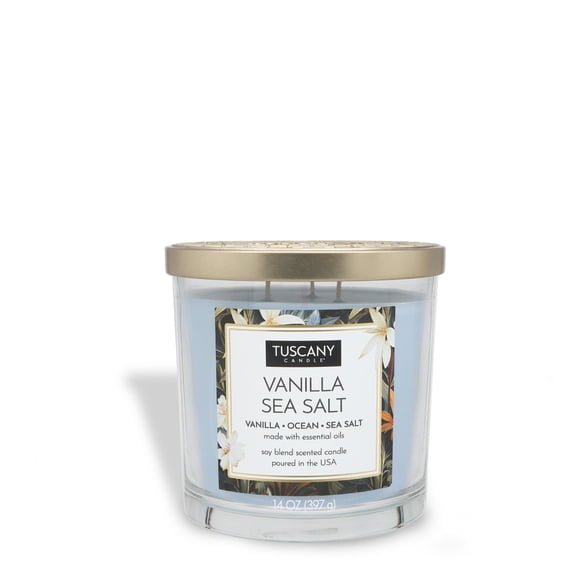 Vanilla Sea Salt Long-Lasting Scented Jar Candle (14 oz)