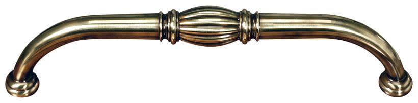 Tuscany 6" Center Arch Pull, Polished Antique