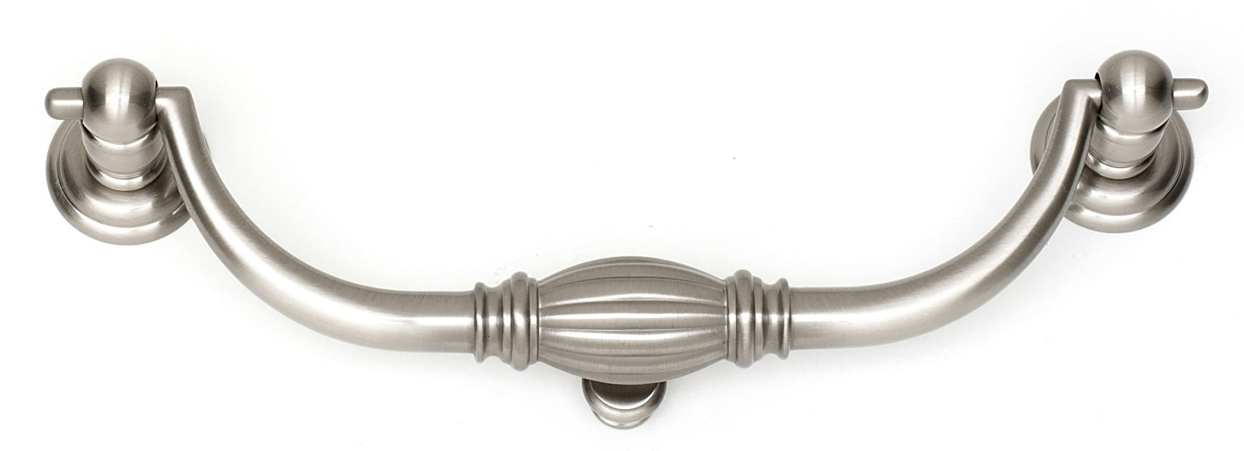 Tuscany 6" Center Drop Handle, Satin Nickel