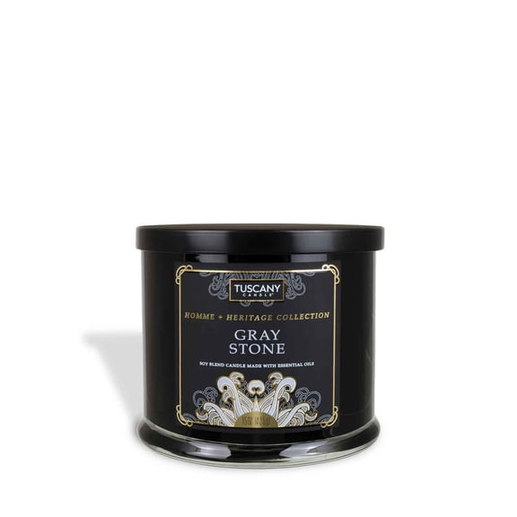 Gray Stone Scented Jar Candle (15 oz) – Homme + Heritage Collection