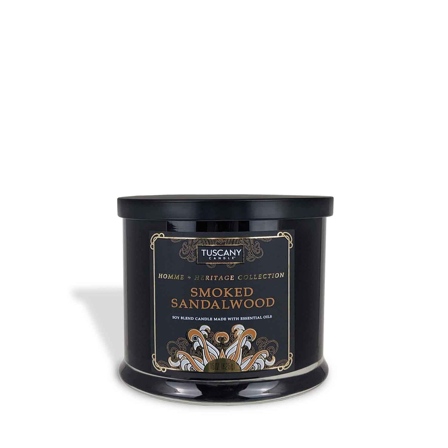Smoked Sandalwood Scented Jar Candle (15 oz) – Homme + Heritage Collection