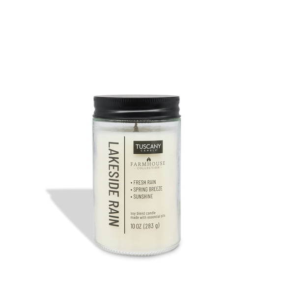 Tuscany Candle Lakeside Rain Scented Candle, 10 oz – Farmhouse Collection