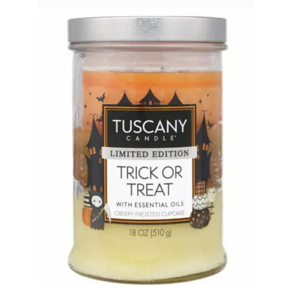 Tuscany Candle Limited Edition Jar Candle (Trick Or Treat, 18 Ounce)