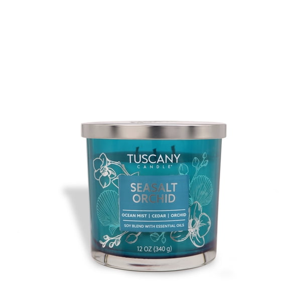 Seasalt Orchid: Ocean Scented Jar Candle (12 oz)  Painters' Palette Collection