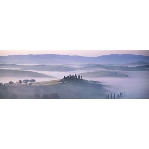 Tuscany Italy Canvas Art - Panoramic Images (36 x 12)