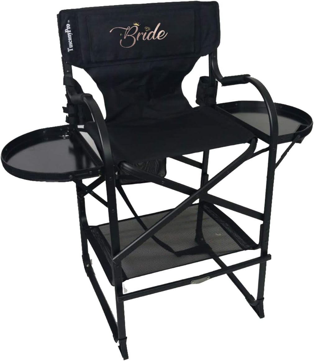 Tuscany Pro Bridal Tall Heavy Duty Director Chair Perfect For Wedding