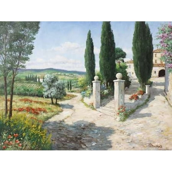 Tuscany house Poster Print by Peter Motz (11 x 14)