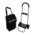 thumbnail image 1 of TuscanyPro Hairstylist Cart with Wheels - Unique Folding Trolley Dolly & A Hairstylist Bag - US Patented - 10 Years Warranty - Personalize with Name/Logo, 1 of 9