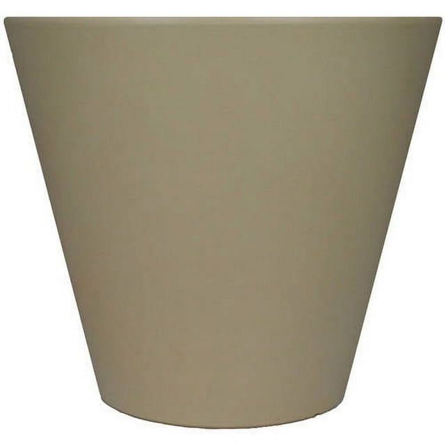 Productos Tusco CTR20BK Cosmopolitan Redondo Garden Macetero, 50,8 Cm, Negro