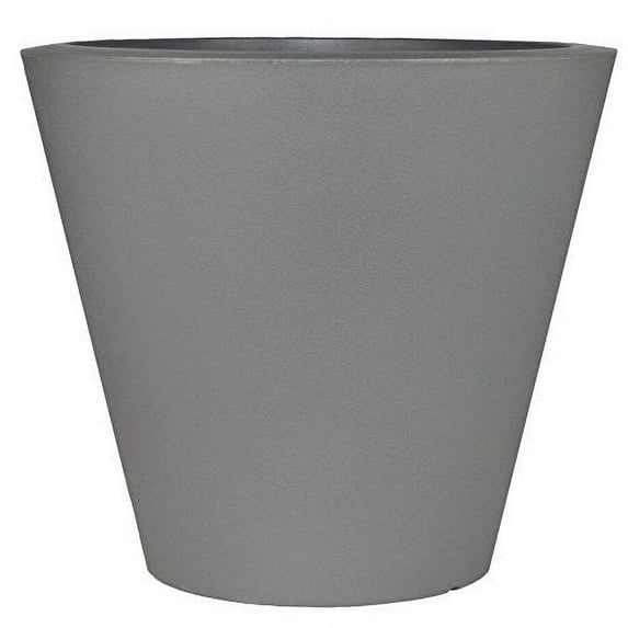 Tusco CR24SL Cosmopolitan Round Planter, 24", Slate