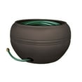 thumbnail image 1 of Tusco Products Durable Molded Plastic Hose Pot, 20-Inch, Espresso, 1 of 2