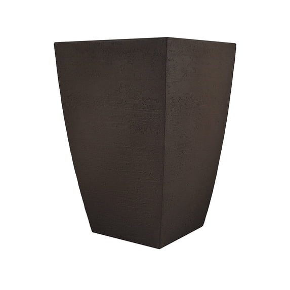 Tusco Products Modern 23 Inch Durable Plastic Planter, Espresso