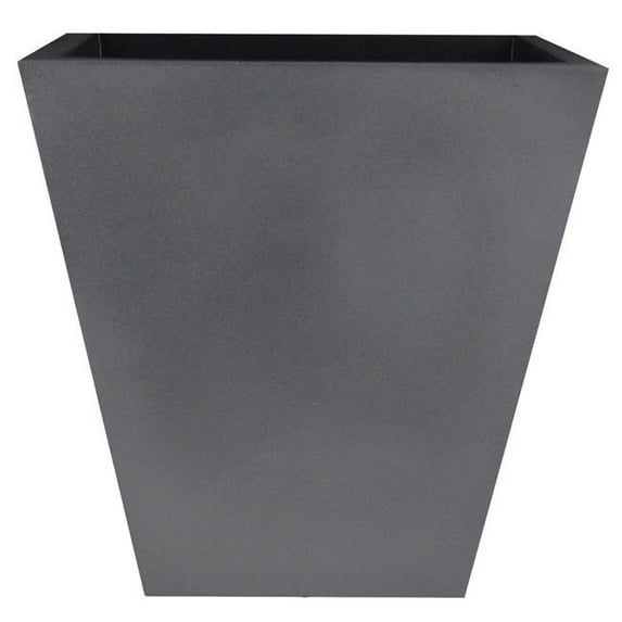 Tusco TUSCT18SL 18 in. Square Cosmopolitan Collection Planter, Slate