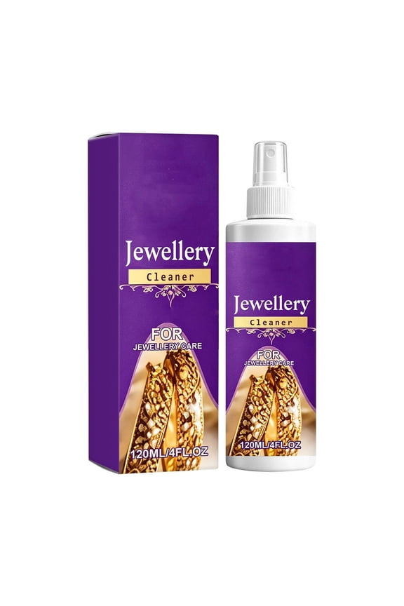 100ml Jewelry Cleaner Spray for Gold Silver Diamond Rings Anti Tarnish Polishing Solution Gem Stone Cleaner