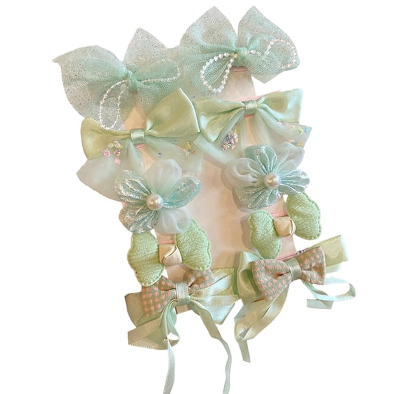 Tuscom 10PCS Colorful Women Hair Clips for Womens, Non-Slip Floral Snap Barrettes - Cute Hair Accessories for Teens, Birthday Gifts