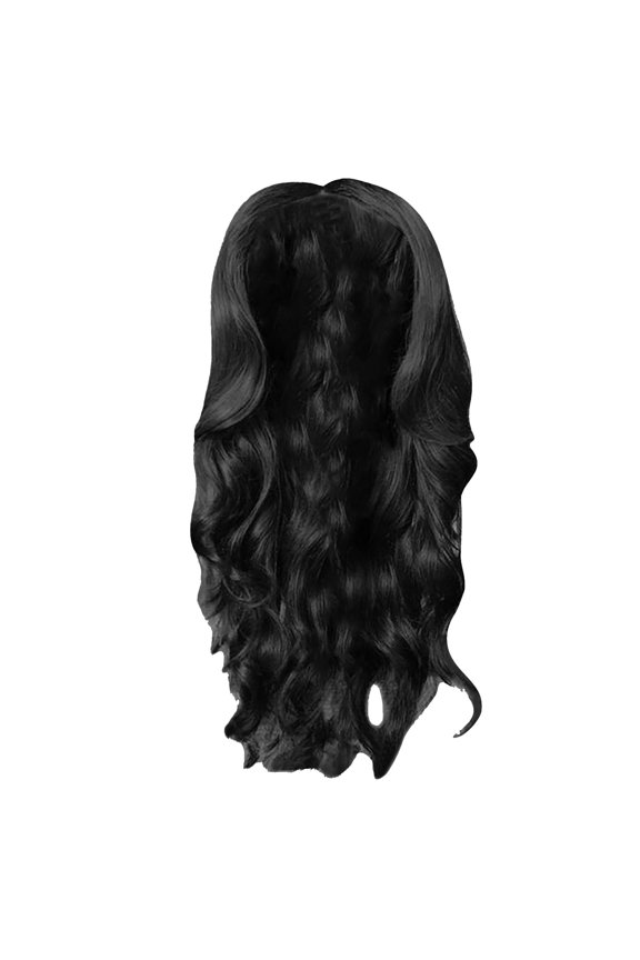 29.5in Long High Fiber Curly Wig for Women, Natural Looking Synthetic Cosplay Wig for Halloween/Costume/Party, Adjustable Breathable Lace Cap