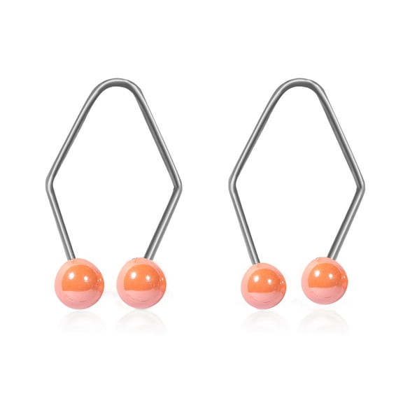 Tuscom 2PCS Stainless Steel Dimple Makers for Face, Natural Dimple Trainer – Easy to Wear Anytime, No Piercing Needed, Perfect Gift for Dimple Lovers
