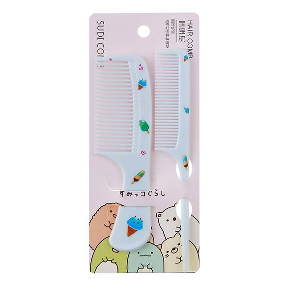 Tuscom 4Pcs Hair Comb Set 4PCS - Styling Tail Comb - Cute Fruit Shaped Combs- Detangling Comb & Wide Tooth Comb for Women - Hair Stylist Tools for Curly Dry Hair