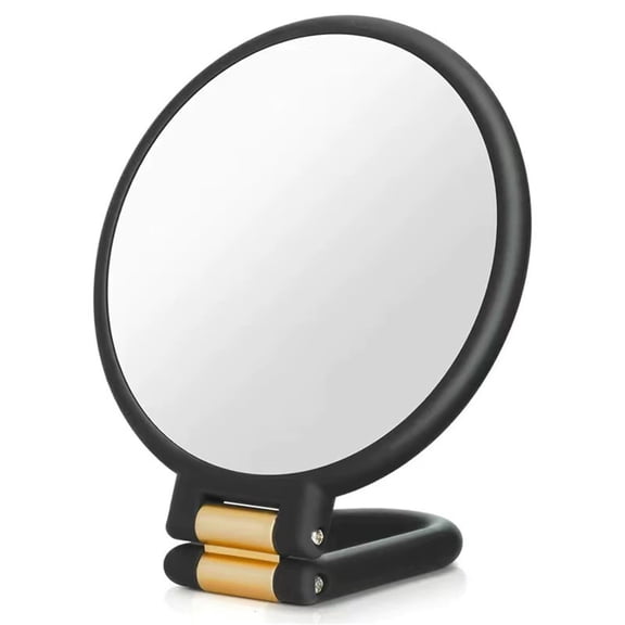 Tuscom 50X Magnifying Double-Sided Makeup Mirror - 3-in-1 Handheld Wall Mount Tabletop Vanity Mirror with 360° Rotation, Large 9.45 Inch