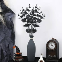 Tuscom 5Pcs Artificial Flowers In Vase, Fake Plants Plastic Greenery Fake Flowers for Wedding Bouquet Centerpiece, Home Office Desk Decor, and Party Arrangements, 14in