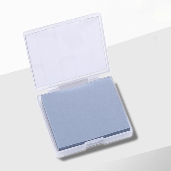 Tuscom 5Pcs Oil Absorbing Sheets with Powder Puff & Mirror - 100 Count Blotting Paper for Face, Portable Mattifying Oil Control Paper for Makeup, Shine Control Blotting Tissues