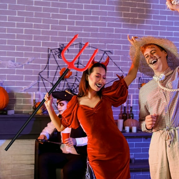 Tuscom ​​Adjustable Folding Wizard Staff - Lightweight Plastic Magic Wand Costume Prop Stick for Halloween, Cosplay & Role Play Accessory For Adults