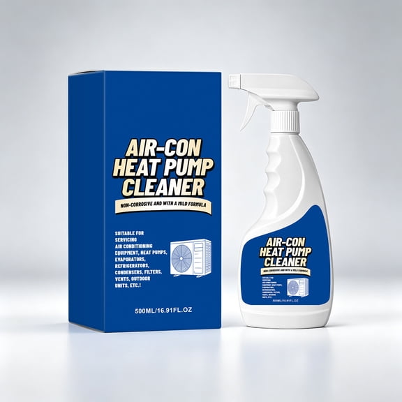 Tuscom Air Conditioner Cleaner Spray 500ml, Foaming AC Coil Cleaner for Split Window Unit, Self-Rinse Evaporator Coil Degreaser, HVAC Maintenance for Home AC