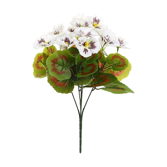 Tuscom Artificial Flowers for Decoration in Vase Filler, Silk Begonia Flower Stem, Fake Plants Branch with Leaves, Single Stem Home/Wedding Faux Flowers Decor,12.59in