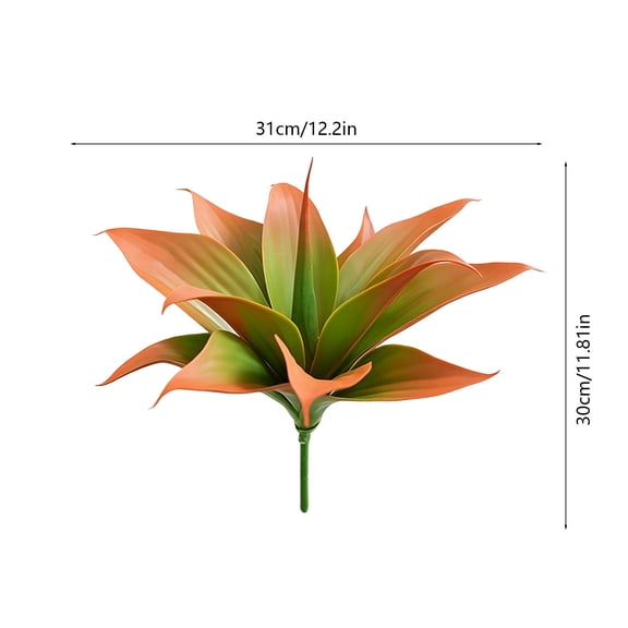 Tuscom Artificial Potted Psammophytes Desert Plant 12 Inch Faux Plastic Flower for Indoor Balcony Outdoor Garden Lawn Decor UV Resistant