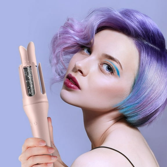 Tuscom Automatic Hair Curler for Long & Short Hair - Fast Heating Rotating Curling Wand with 3 Adjustable Temp Settings (320°F-410°F), Auto Shut-Off, Travel-Friendly, ABS Curling Iron