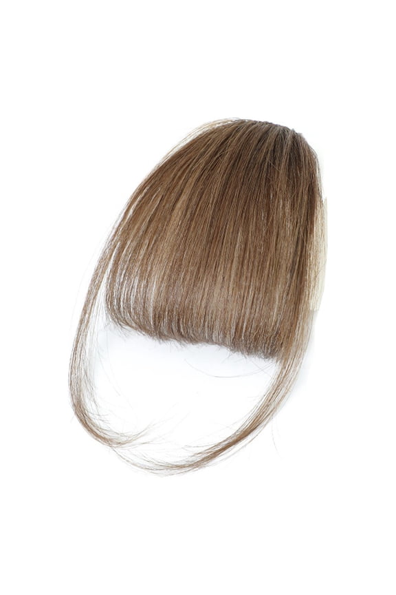 Bangs wig, Human Hair Clip In Bangs 10in Curly - Heat Resistant Fringe Extensions with Seamless Blend, Restylable Natural Look for Women & Girls