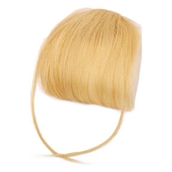 Tuscom Bangs wig, Human Hair Clip In Bangs 10in Curly - Heat Resistant Fringe Extensions with Seamless Blend, Restylable Natural Look for Women & Girls