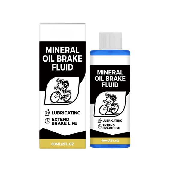 Tuscom Bike Brake Fluid 60ml Hydraulic Disc Brake Mineral Oil for Mountain Road Bikes Rust Removal Lubrication Maintenance Tool
