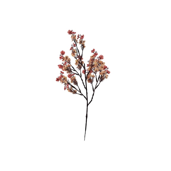 Tuscom Branch Artificial Flower Bouquet Brown Star Shaped Halloween Centerpiece for Home Mantel Party Decor 50cm