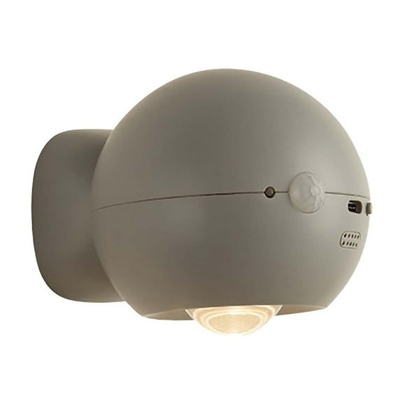 Tuscom Cordless Wall Lamp with USB Charging Port, Battery Operated Bedside Sconce Eye Protection Reading Light, Modern Decor for Bedroom Living Room Hallway Night Light No Wiring Needed