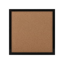 Tuscom Cork Bulletin Board with Frame 12x12 Inch, Wooden Photo Display Board for Wall, Hanging Memo Board for Home Office Decor, Memo Pin Board for Notes, Pictures, Photos, Reminders