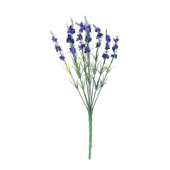 Tuscom Dark Blue Artificial Lavender Stems 16.53in Faux Plants for Centerpieces Outdoor Indoor Wedding Decor Realistic Floral Arrangements Home Artificial Greenery Accents