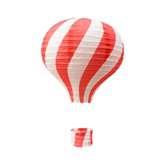 Tuscom Hanging Hot Air Balloons Paper Lanterns, 18in Party Decorations for Birthday Wedding Christmas Shower, Colorful DIY Hanging Decor with Metal Hook