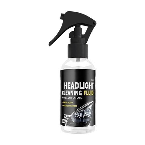 Tuscom Headlight Restoration Kit 60ml Headlight Cleaner Restorer Oxidation Yellowing Remover Wipe On UV Sealant for Cars Trucks Motorcycles