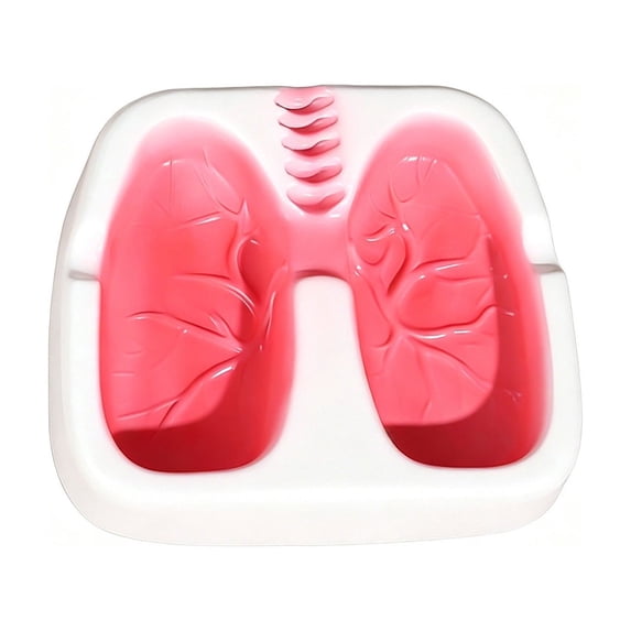 Tuscom Lung Shaped Heart Ashtray 4.52x3.93In, Anatomical Smoking Prop, Desktop Ash Catcher with Grooved Rest, Conversation Piece Gag Gift for Smokers