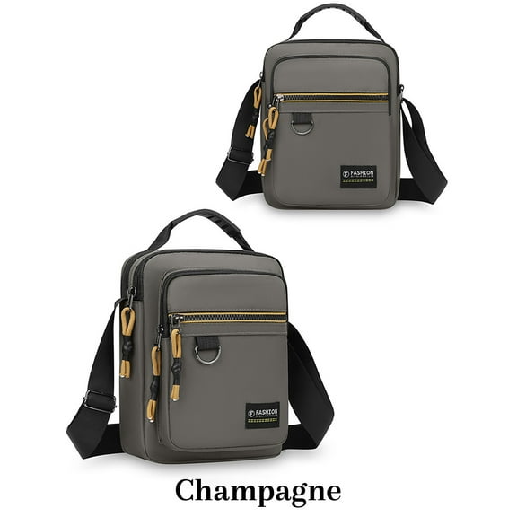 Tuscom Men's Chest Sling Bag - Hands-Free Running Sports Bag with Multiple Compartments, Water-Resistant Crossbody Fanny Pack for Workout, Travel, and Daily Use