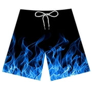 Tuscom Men's Swim Trunks Quick Dry Beach Swimming Board Shorts Mens Swimwear with Mesh Lining