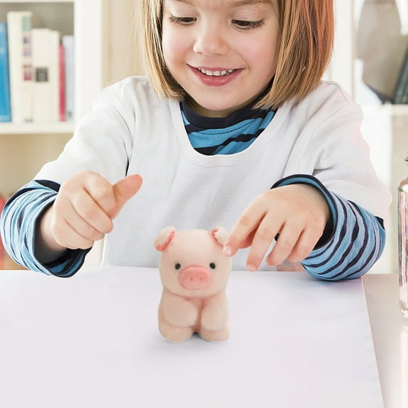 Tuscom Mini Plush Pet Doll for Desk & Car, High Resilience PP Cotton, Office Companion Stress Relief Toy for Teens and Adults, Cute Animal Design