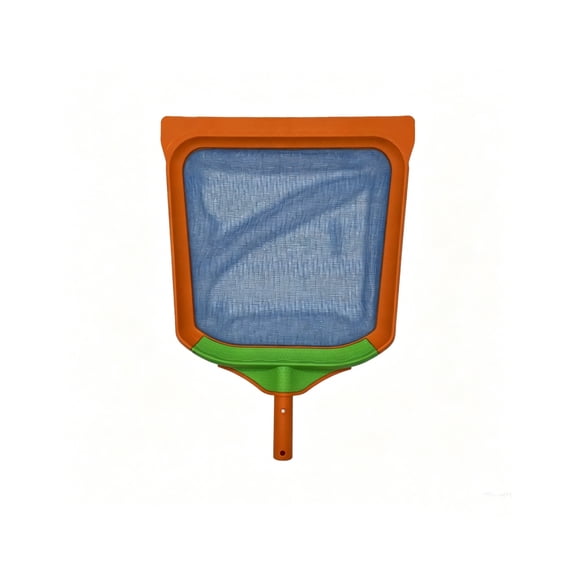 Tuscom Pool Skimmer Net Head Only Fine Mesh Leaf Rake 20 Inch for Swimming Pool Spa Pond Debris Cleaning Orange