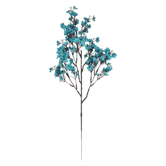 Tuscom Realistic Simulation Peach Blossom Branches for Home Decor Tea Room Dried Flower Arrangement Lifelike Faux Floral Stems