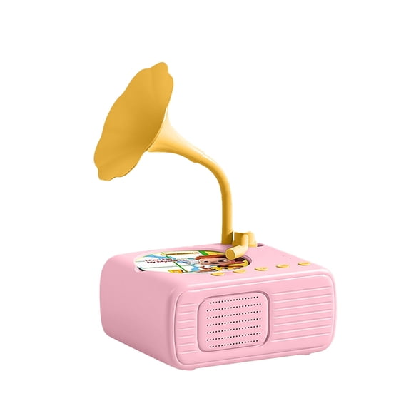 Tuscom Record Player Toy with 96 Sound Cards, Bluetooth Music Player for Teens, Learning Phonograph with Recording, Christmas Gift