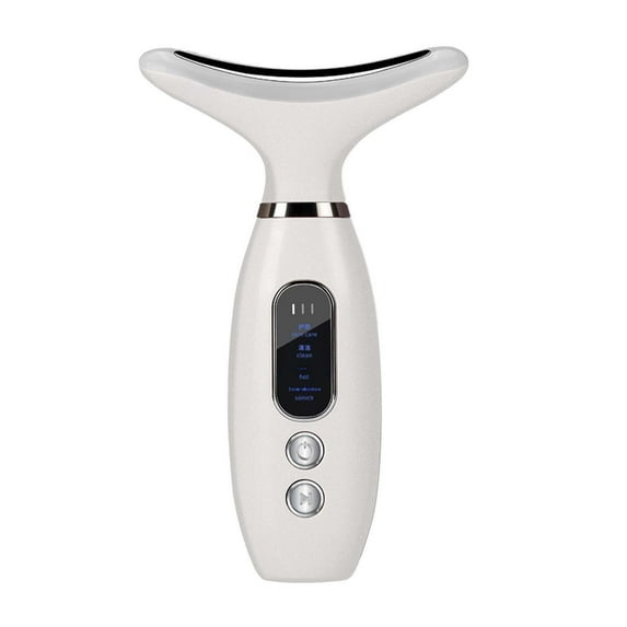 Tuscom Red Light Therapy Wand for Face & Neck – 4-in-1 LED Facial Massager with Warming & Vibration, Anti-Aging Skin Care Device, Pore Cleanser