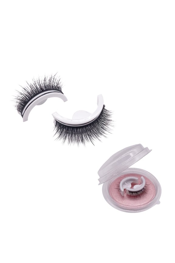 Self-Adhesive False Eyelashes Glue-Free, Reusable Handmade 3D Lashes - Soft & Comfortable No Glue Eyelashes for Weddings, Parties, Daily Use